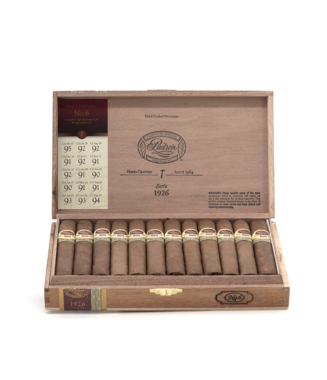 padron 1926 serie no. 6 cigar padron 1926 serie no. 6 cigar