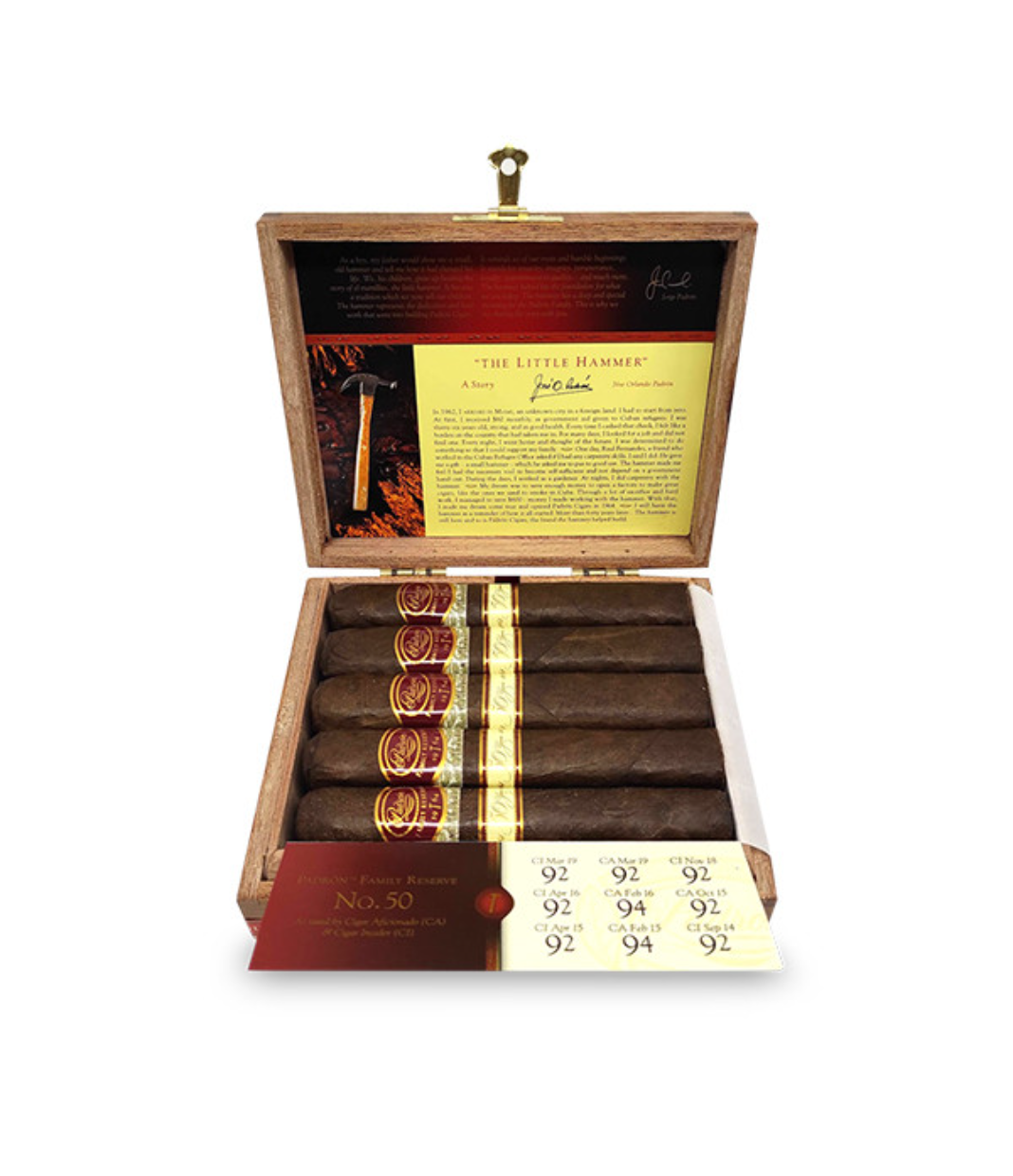 padron family reserve no. 50 maduro cigar padron family reserve no. 50 maduro cigar